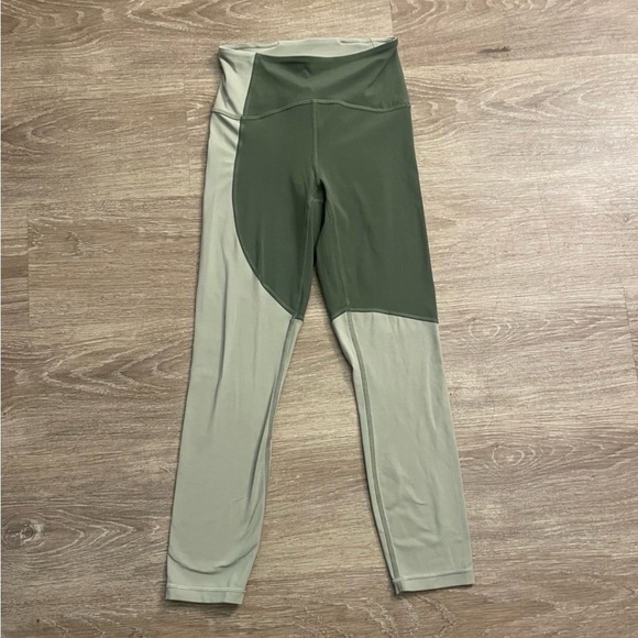 LULULEMON COLOR BLOCK LEGGINGS - Picture 2 of 5